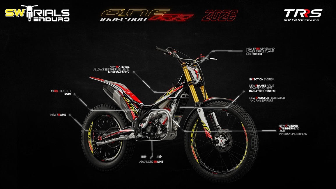 2026 TRS One RR Injection 250cc/300cc Trials Bike