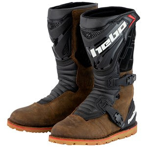 Hebo Technical 3.0 Trials Boots | Black/Red/White/Natural Leather