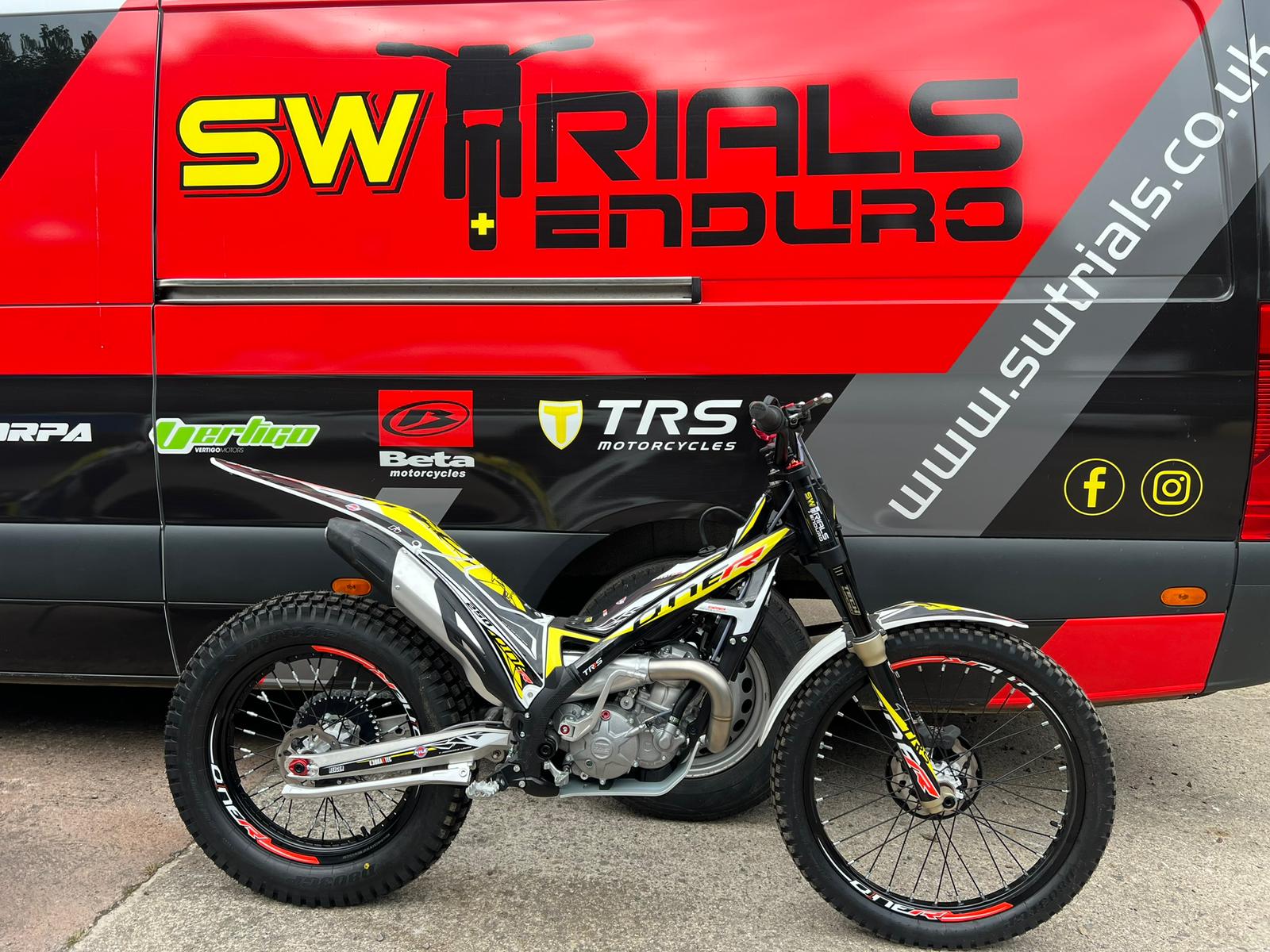 2025 TRS One R 250cc 300cc Trials Bike SW Trials Enduro