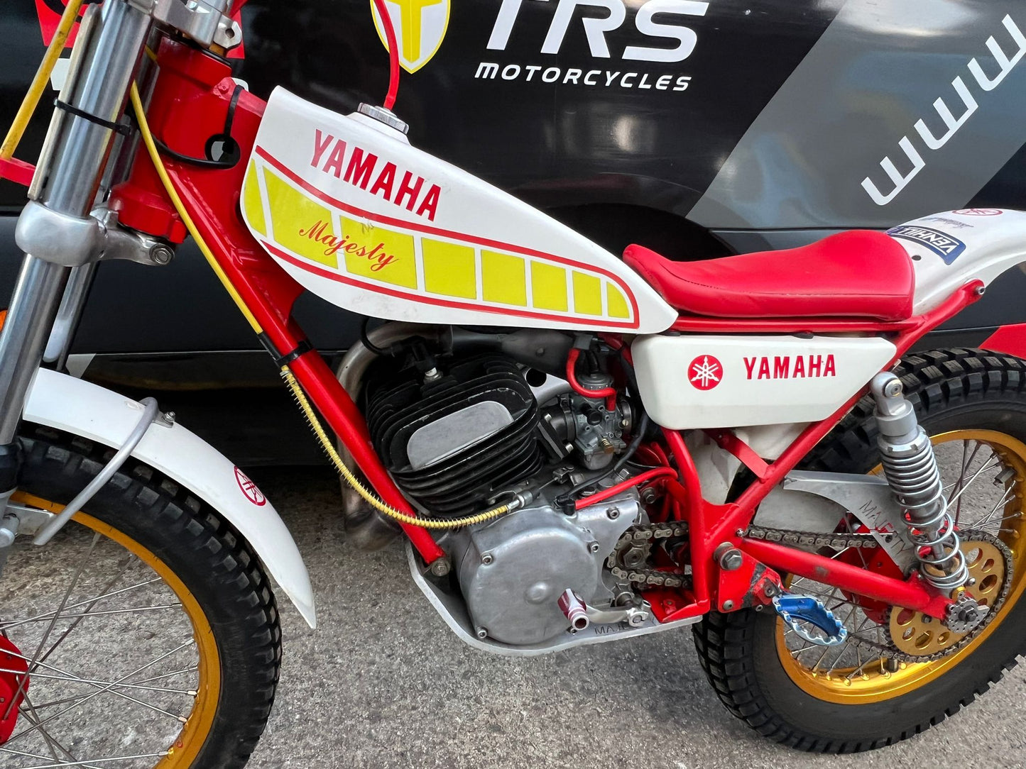 Yamaha Mini Majesty 200cc Classic Twinshock Trials Bike