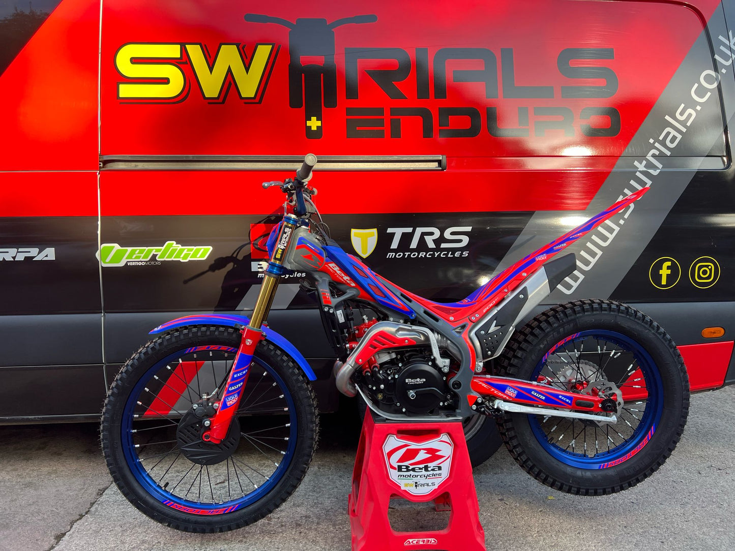 2025 Beta EVO Factory 2T 125cc Trials Bike