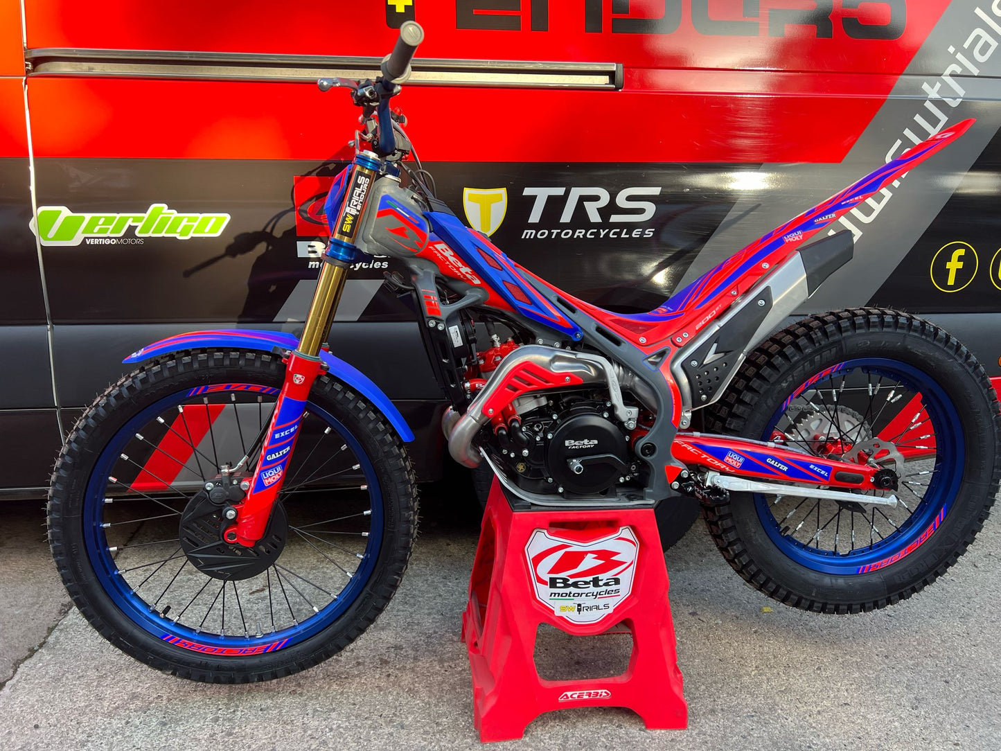 2025 Beta EVO Factory 2T 125cc Trials Bike