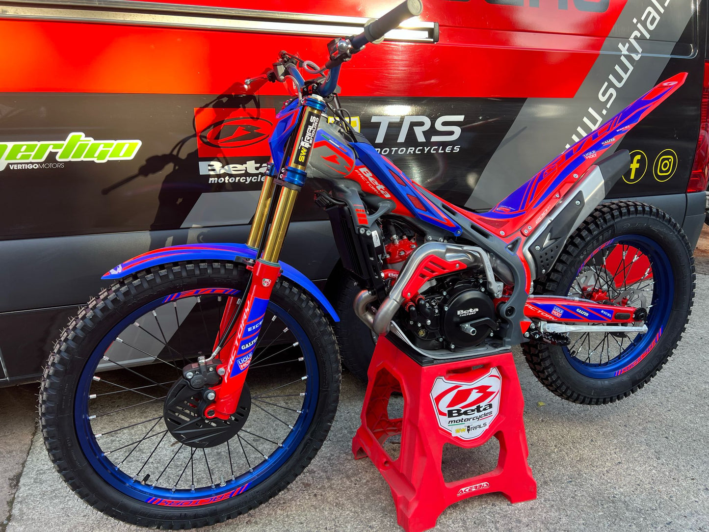 2025 Beta EVO Factory 2T 125cc Trials Bike