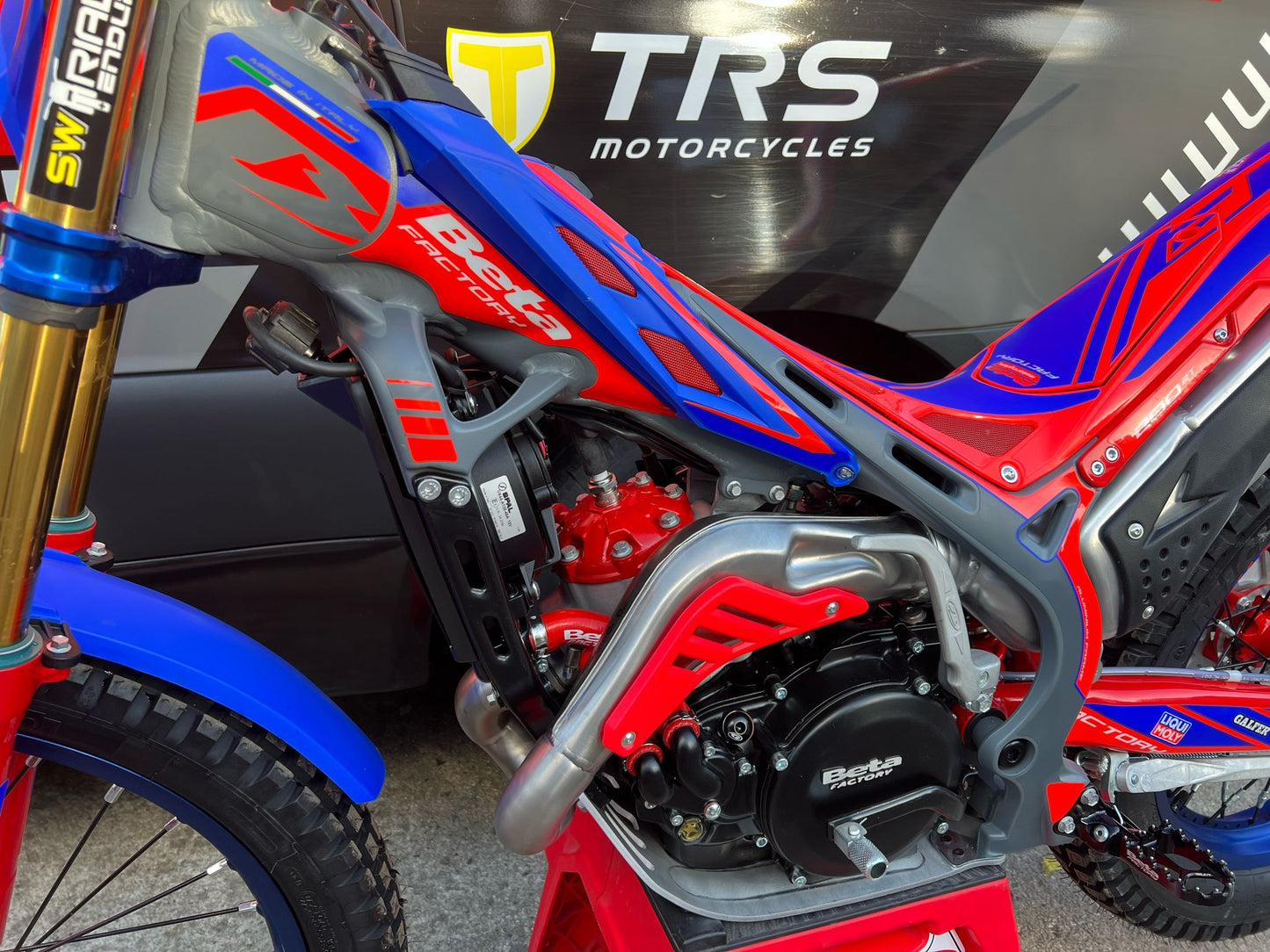 2025 Beta EVO Factory 2T 125cc Trials Bike