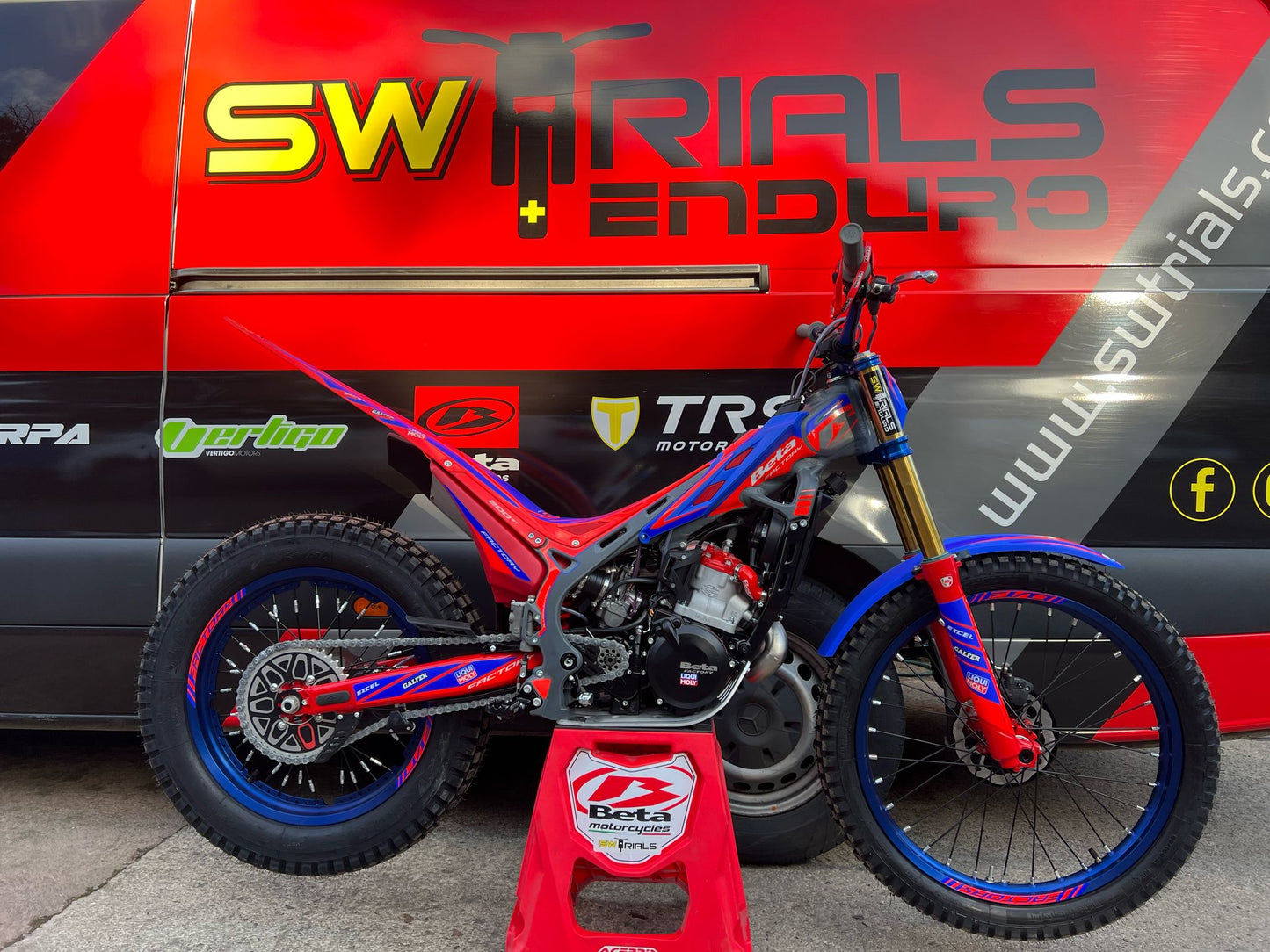 2025 Beta EVO Factory 2T 125cc Trials Bike