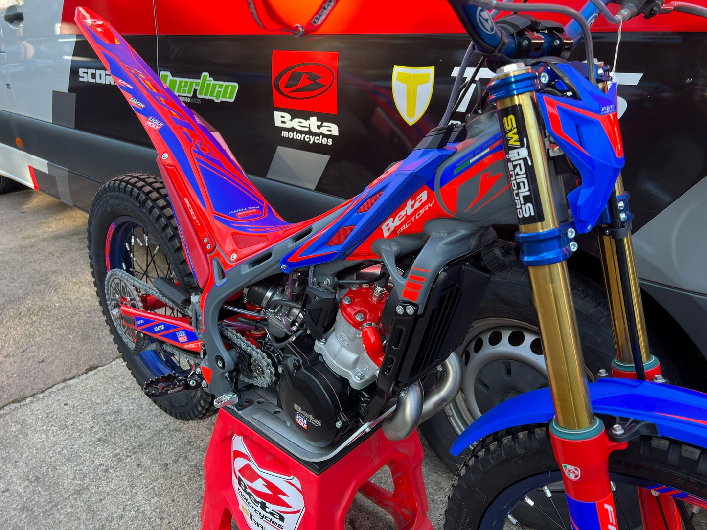 2025 Beta EVO Factory 2T 125cc Trials Bike