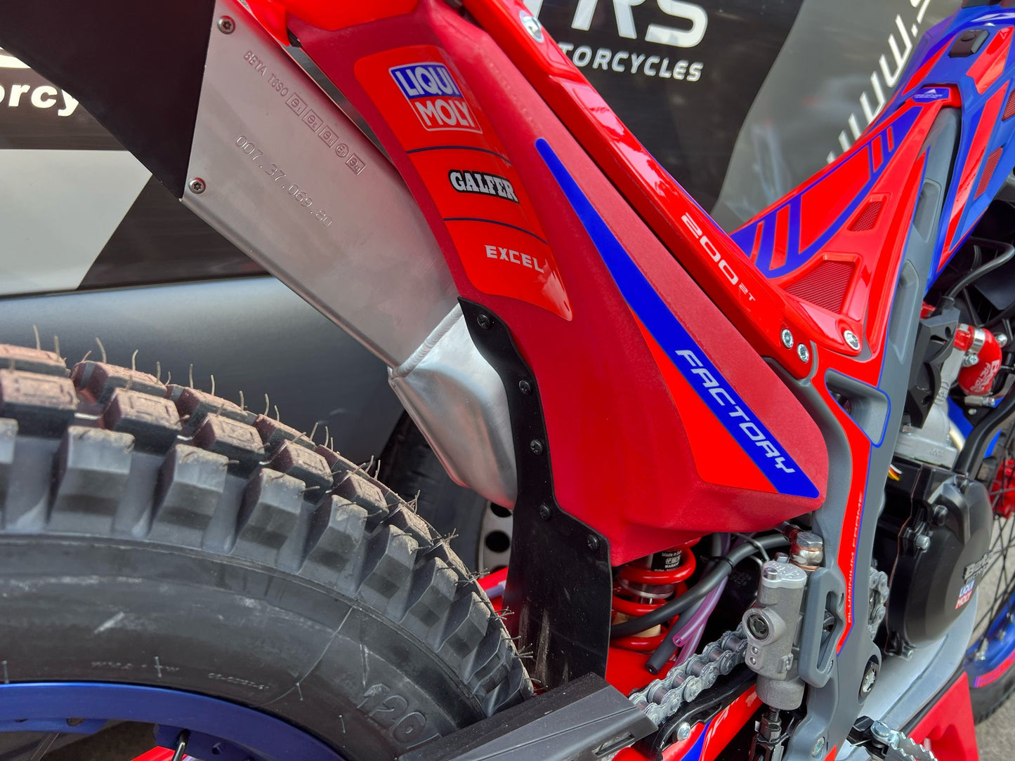 2025 Beta EVO Factory 2T 125cc Trials Bike