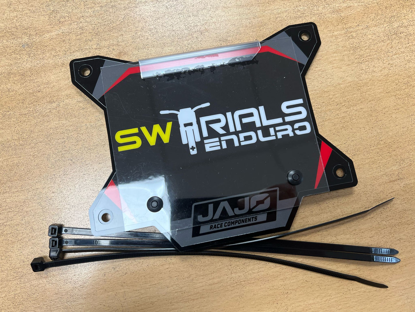 JAJO Race Components SW Trials & Enduro Front Number Plate - Universal