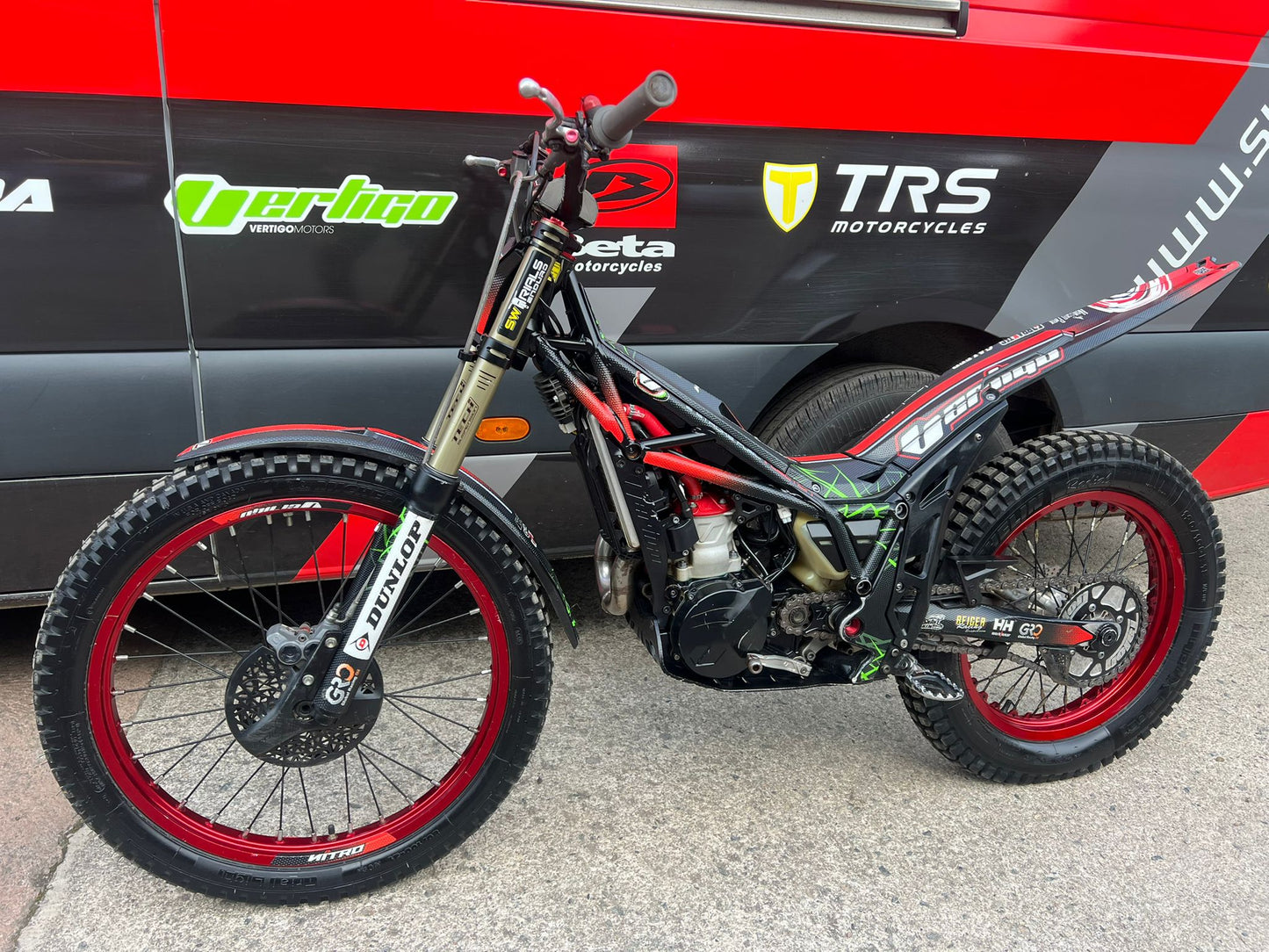 2022 Vertigo JB-R Jaime Busto Replica 250cc Trials Bike