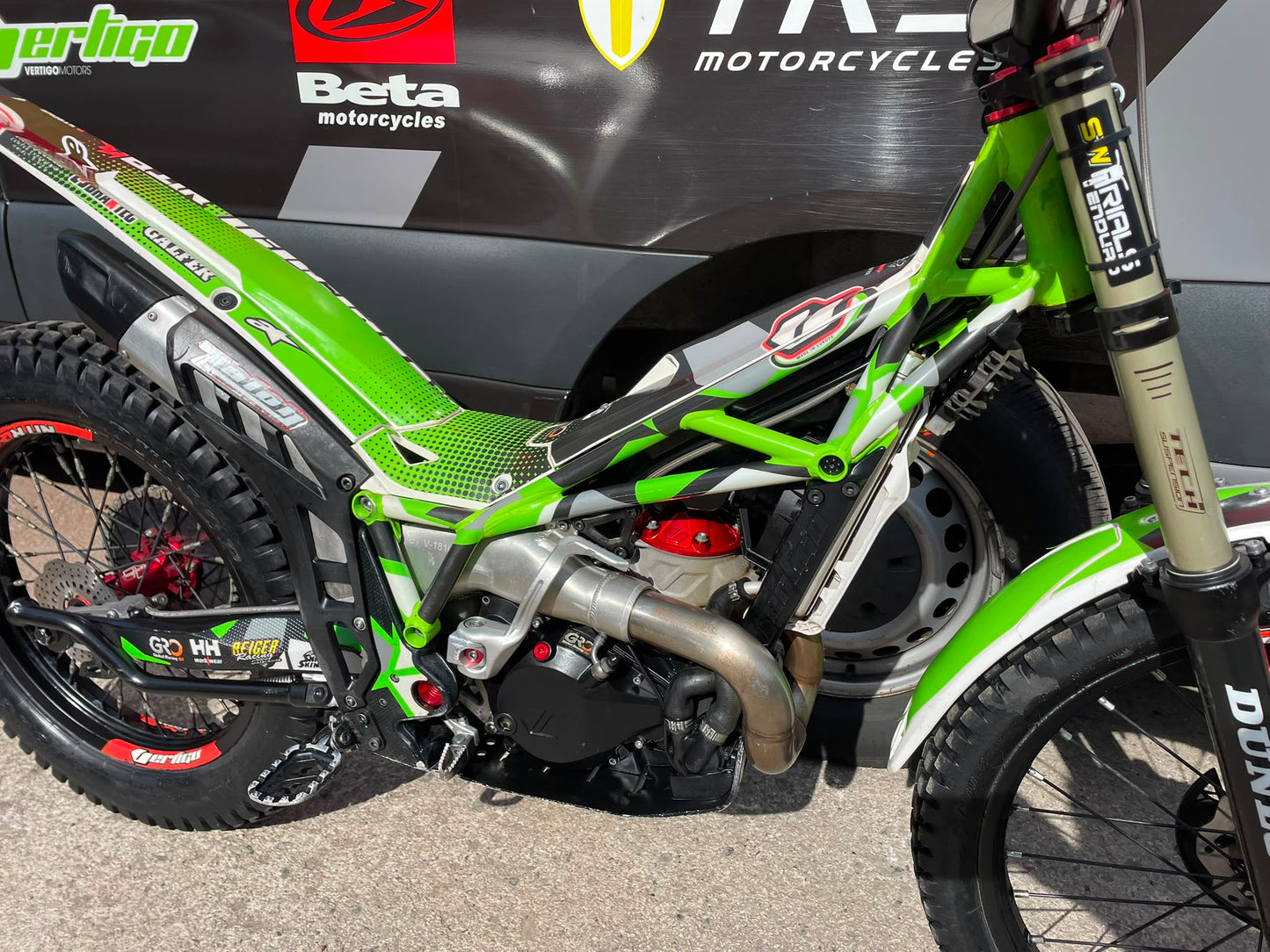 2022 Vertigo Nitro Works 200 225cc Trials Bike
