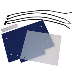 Apico Factory Racing Front Number Plate - Universal | Black/Carbon Look/Dark Blue/Red/White/Yellow