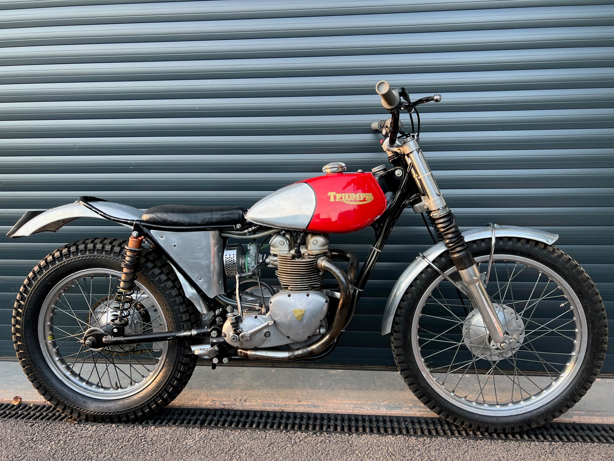 1962 Triumph Twin 5TA 500cc Classic Twinshock Trials Bike – SW Trials u0026  Enduro