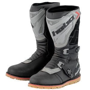 Hebo Technical 3.0 Trials Boots | Black/Red/White/Natural Leather
