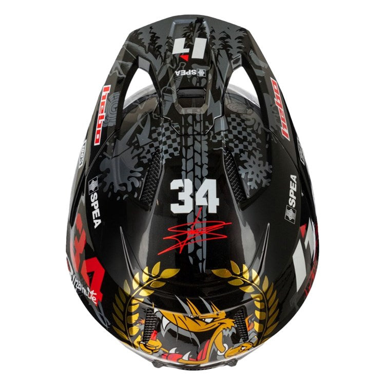 Hebo Zone Pro Toni Bou 34 Trials Helmet