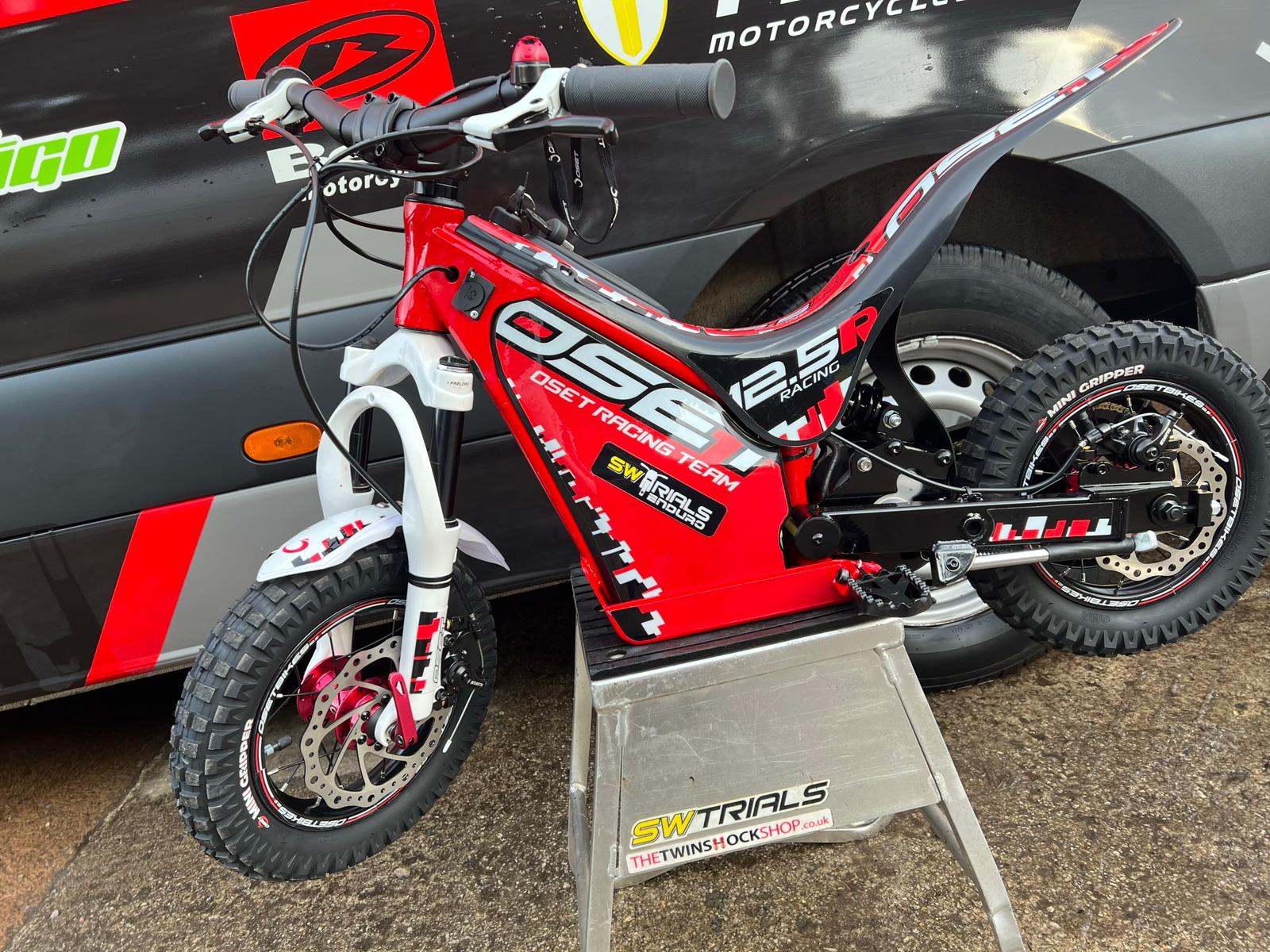 Oset 12.5 electric sales trials bike