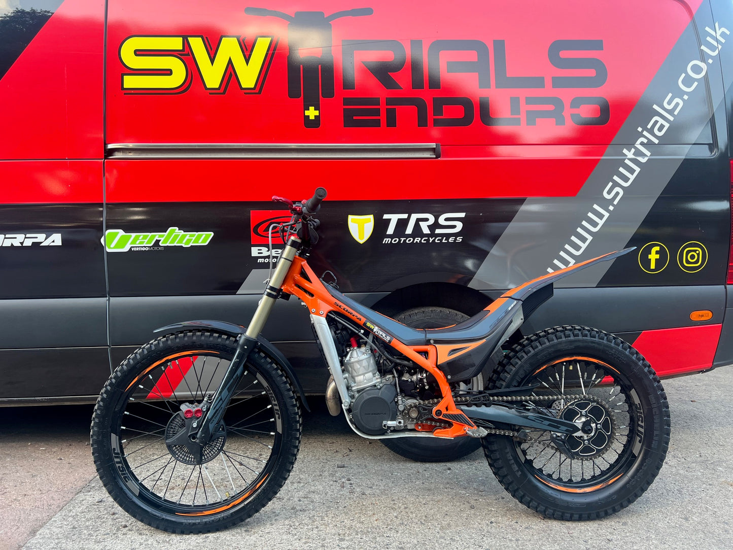 2023 Scorpa SCT Factory 250cc Trials Bike