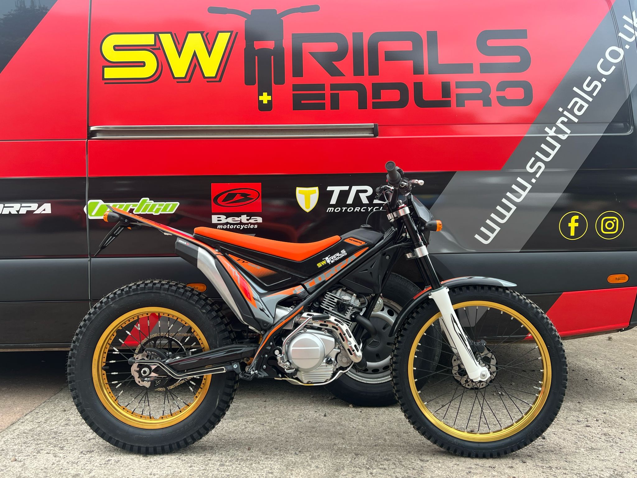 2024 Scorpa TY Limited Edition 125cc Trials Bike SW Trials Enduro