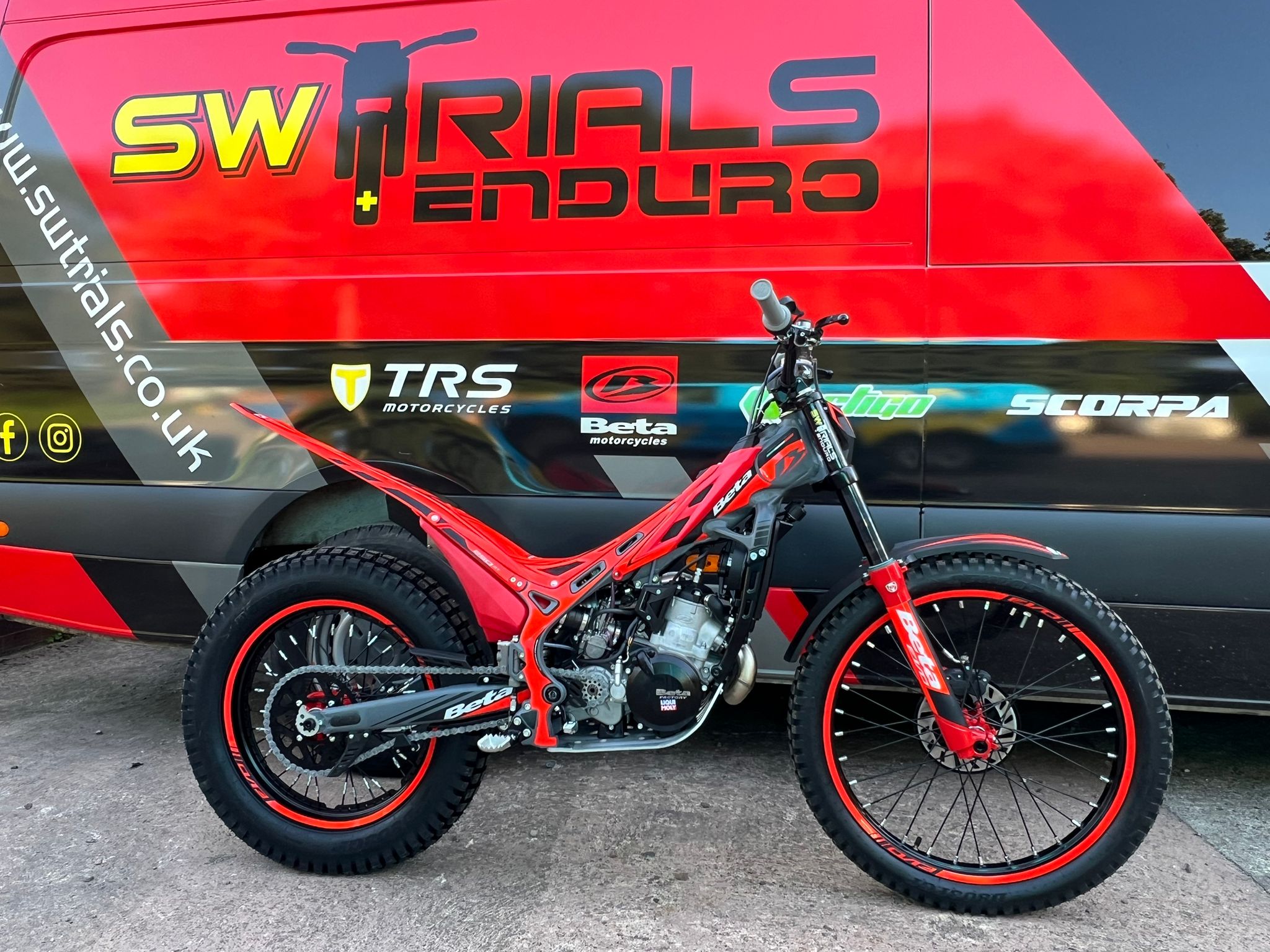 2025 Beta Trials Bikes – SW Trials & Enduro