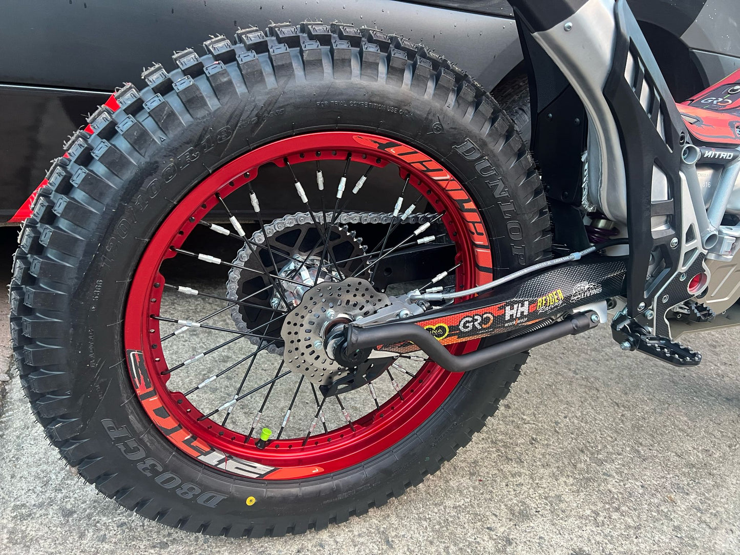 2025 Vertigo Nitro DL12 Dougie Lampkin Replica 125cc/225cc/250cc/300cc Trials Bike