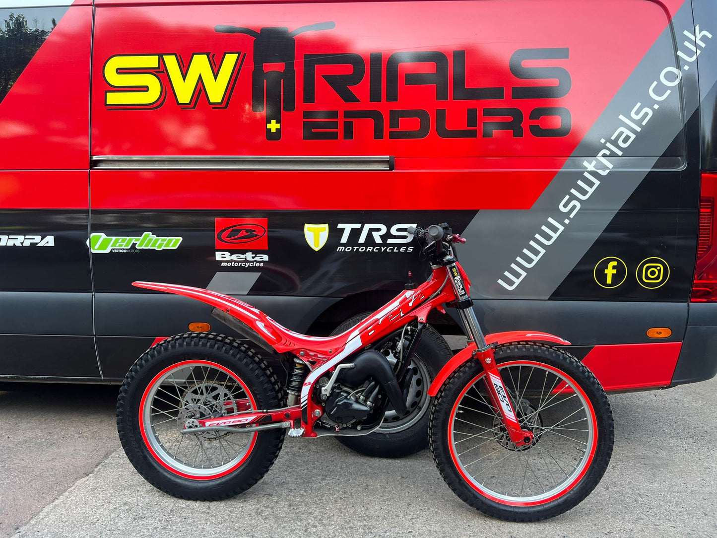 2023 Beta EVO Senior BW 80cc Trials Bike