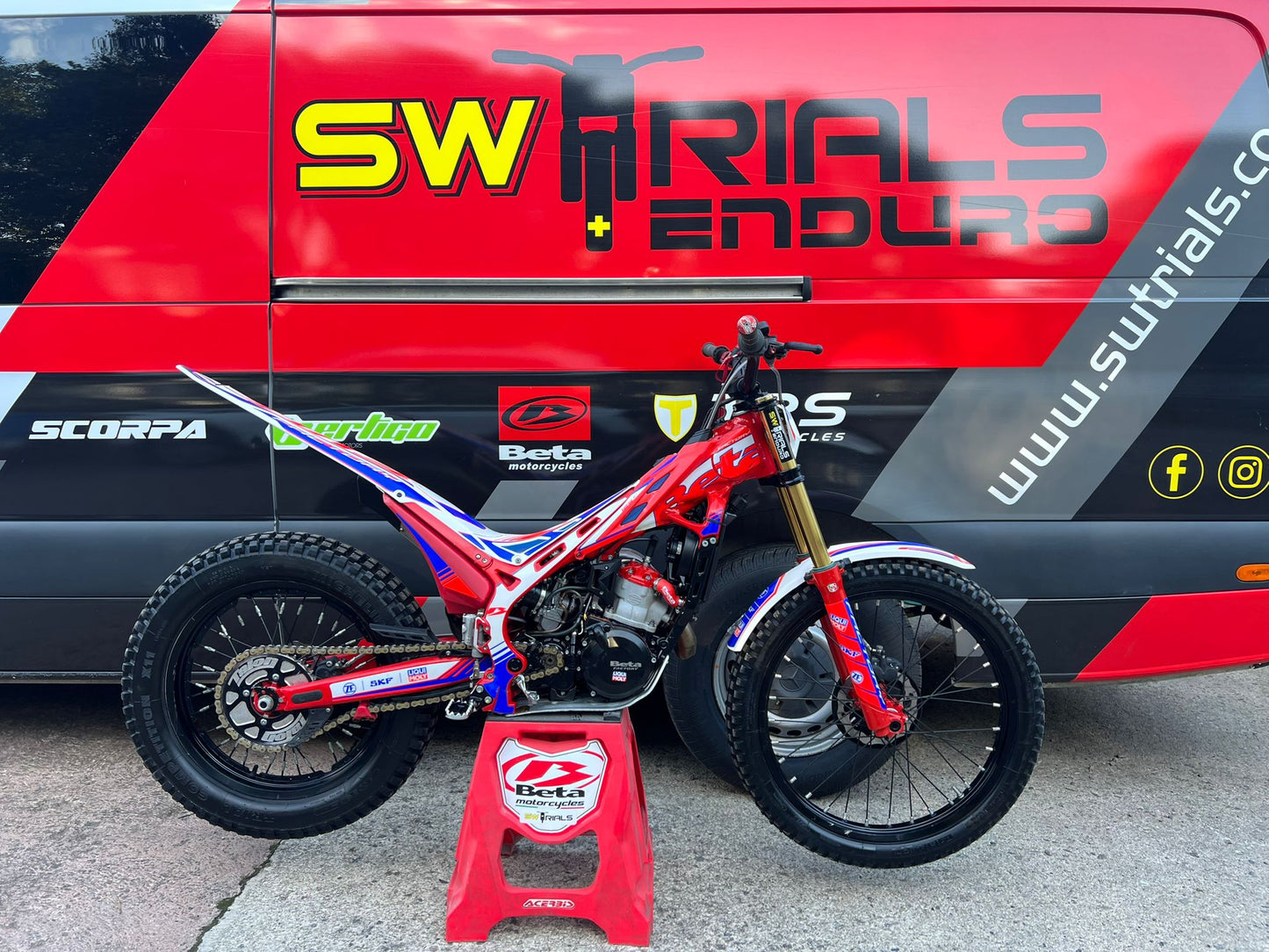 2023 Beta EVO Factory 2T 125cc Trials Bike