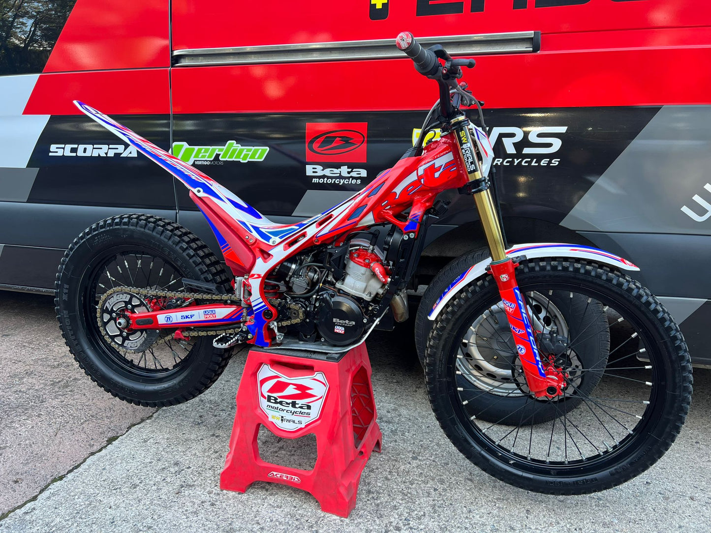 2023 Beta EVO Factory 2T 125cc Trials Bike