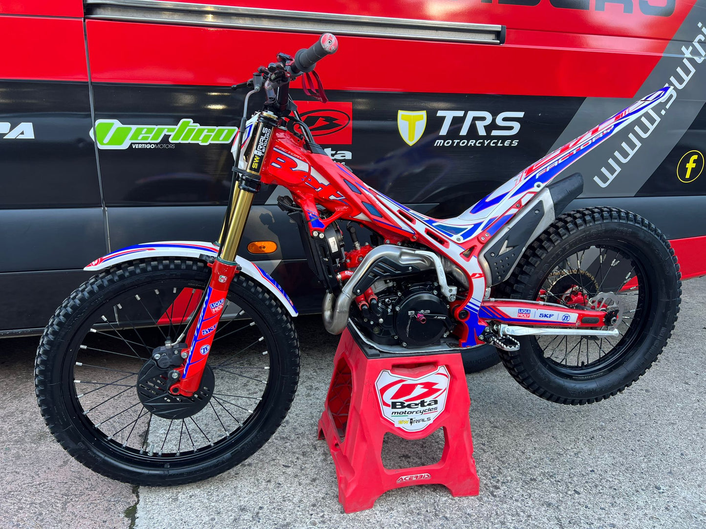 2023 Beta EVO Factory 2T 125cc Trials Bike