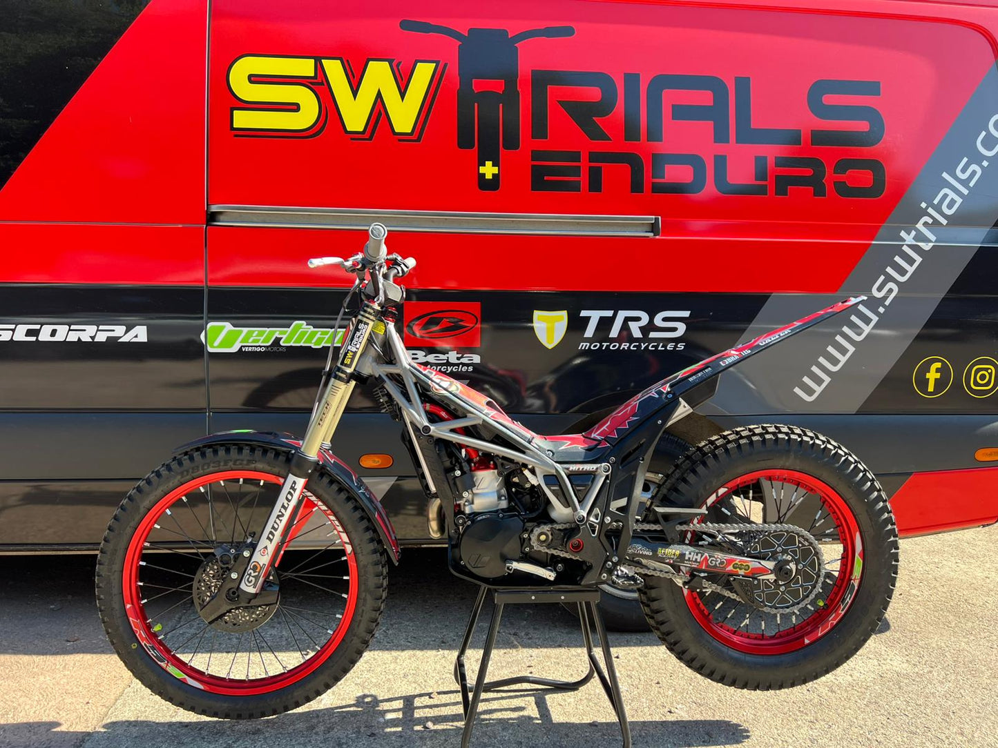 2026 Vertigo Nitro RS3 250cc/300cc Trials Bike