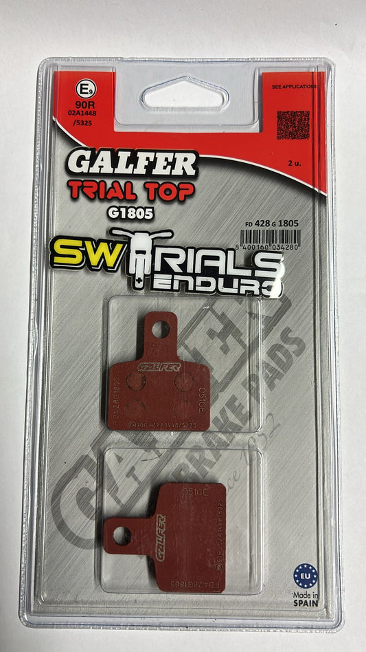 GALFER Trial Top G1805 Semi Metallic Disc Brake Pads - Beta