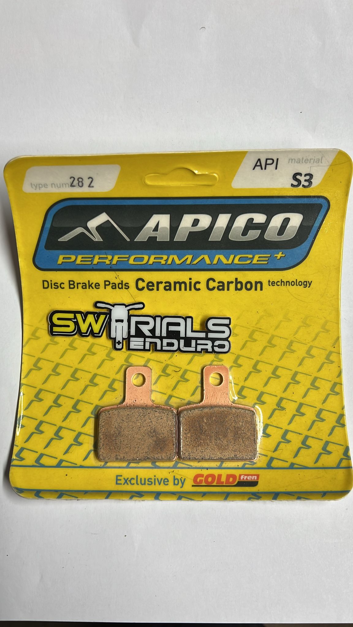 Apico Factory Racing 282 Ceramic Carbon Disc Brake Pads - Beta