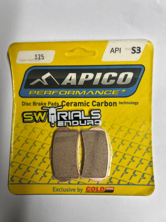 Apico Factory Racing 325 Ceramic Carbon Disc Brake Pads - GASGAS, TRS, Jotagas & Honda Montesa