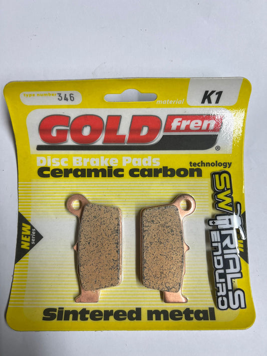 Goldfren Ceramic Carbon Sintered Metal Disc Brake Pads - Beta RR Rear