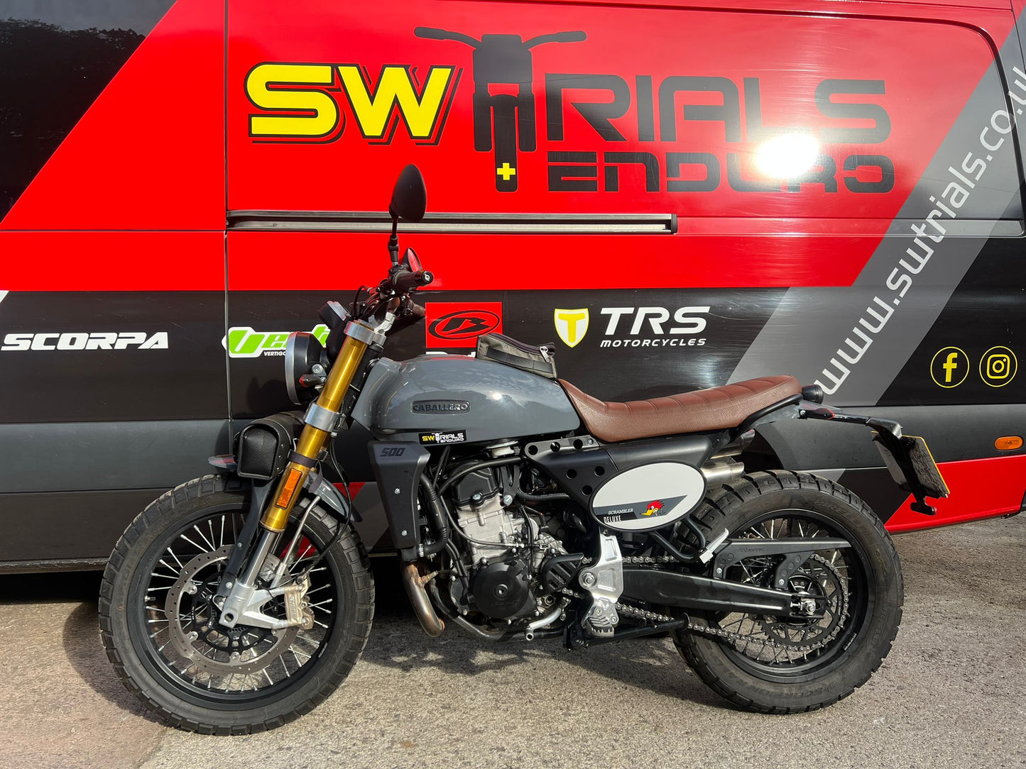 2020 Fantic Caballero 500cc Scrambler Bike