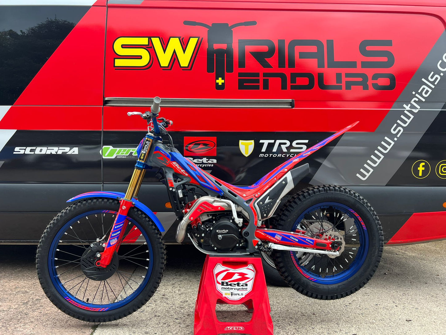 2025 Beta EVO Factory 2T 125cc Trials Bike
