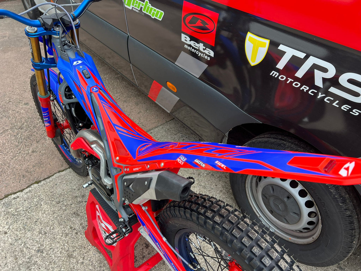 2025 Beta EVO Factory 2T 125cc Trials Bike
