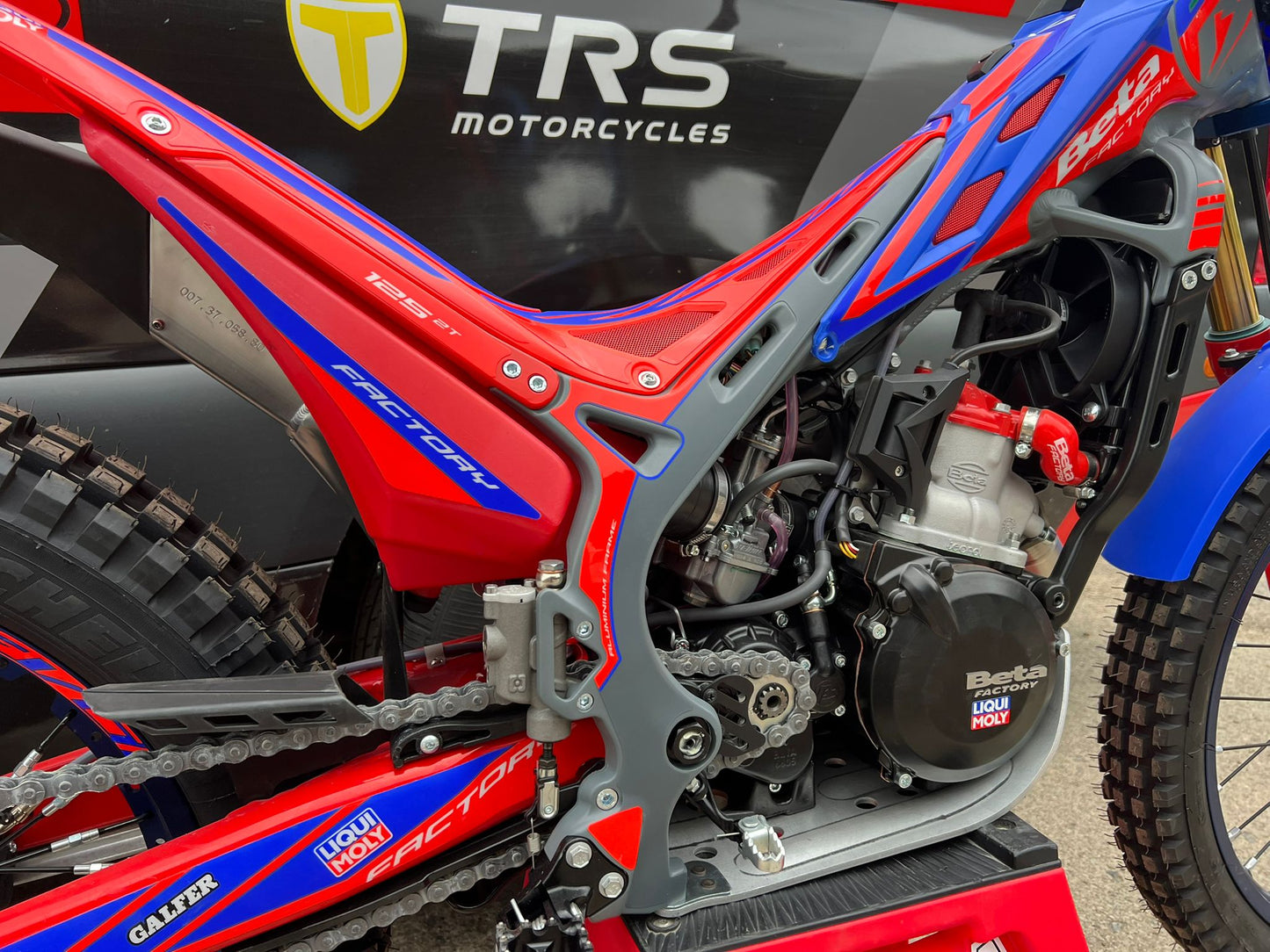 2025 Beta EVO Factory 2T 125cc Trials Bike