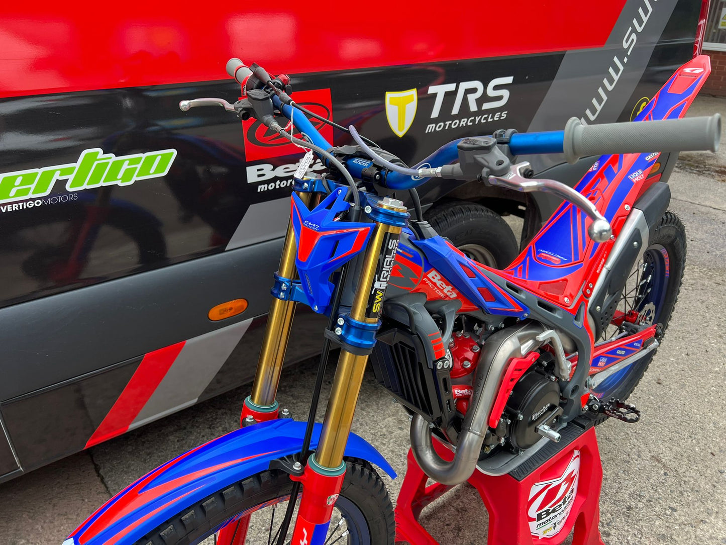 2025 Beta EVO Factory 2T 125cc Trials Bike