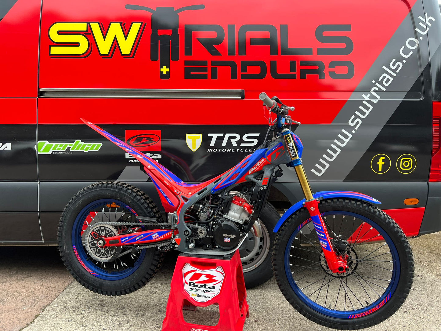 2025 Beta EVO Factory 2T 125cc Trials Bike
