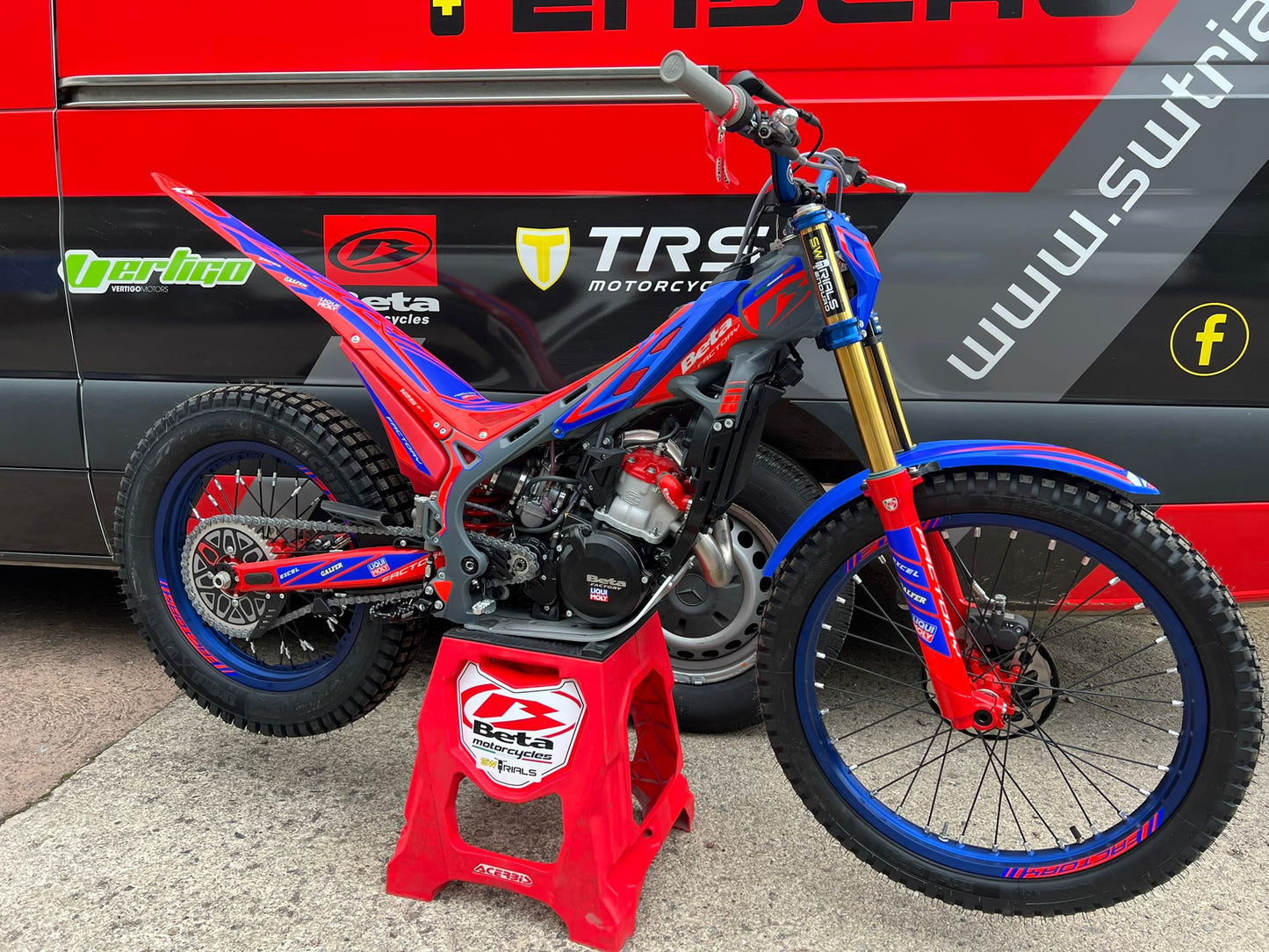 2025 Beta EVO Factory 2T 125cc Trials Bike