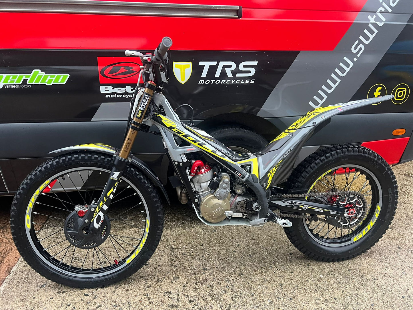 2024 TRS One Gold Electric Start 250cc Trials Bike
