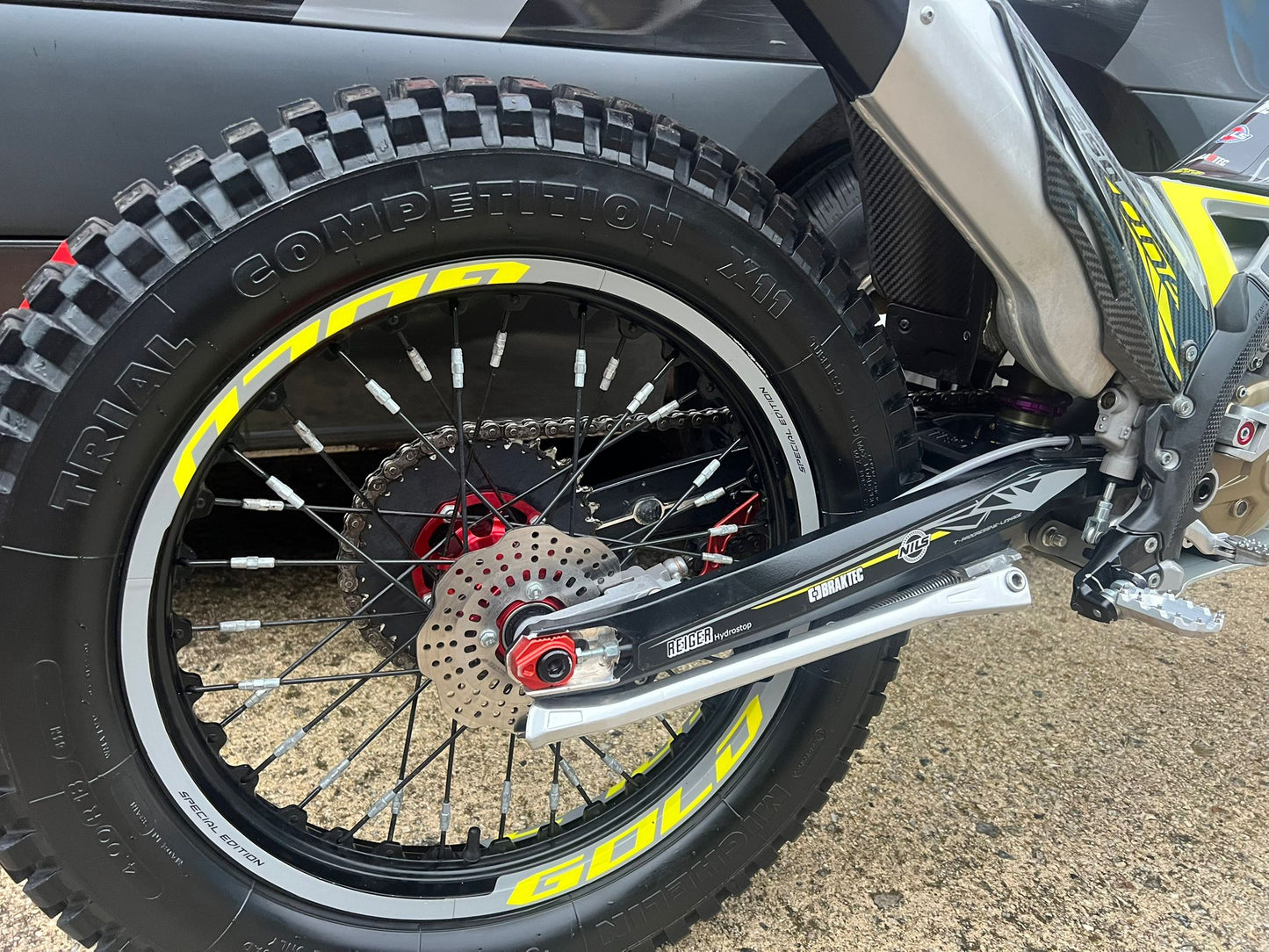 2024 TRS One Gold Electric Start 250cc Trials Bike