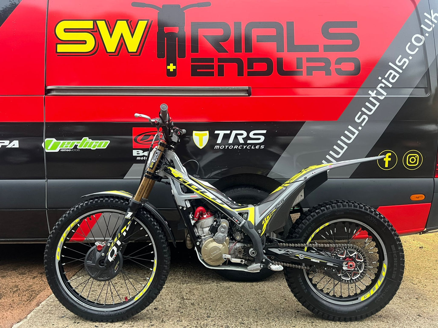 2024 TRS One Gold Electric Start 250cc Trials Bike