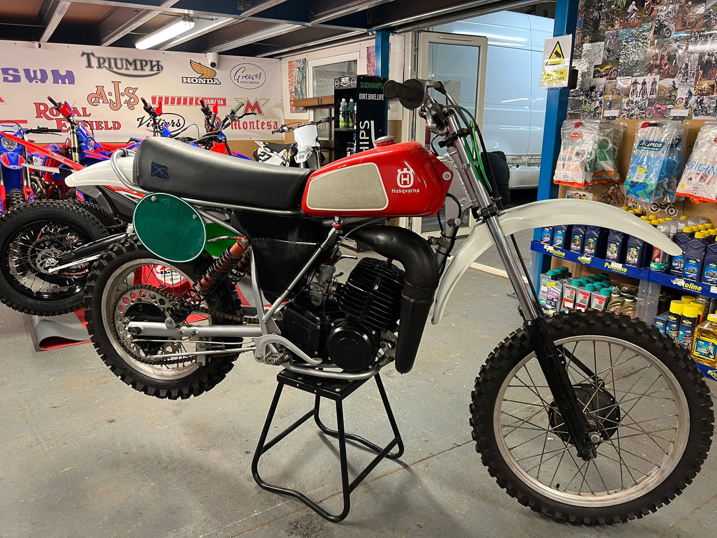 1979 Husqvarna WR250 250cc Classic Scrambler Bike