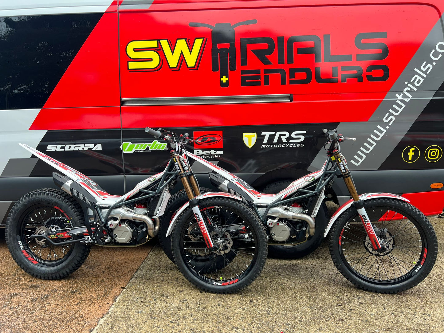 2026 Vertigo Nitro Dougie Lampkin DL26 125cc/250cc/300cc Trials Bike