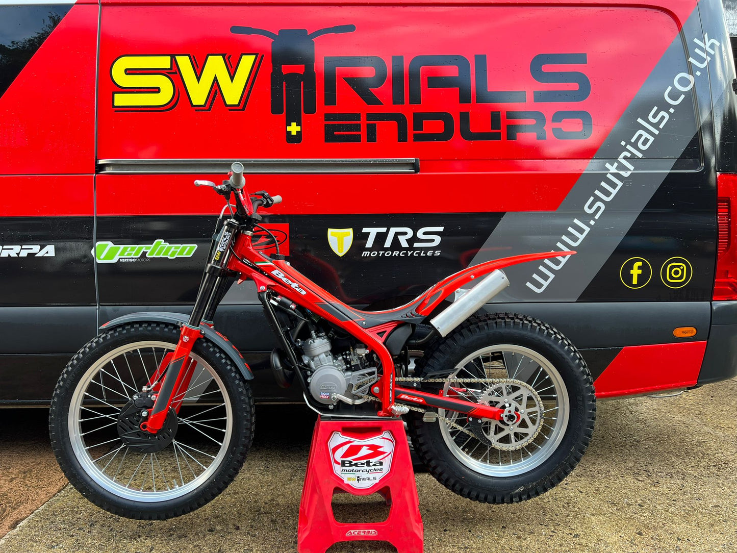 2026 Beta EVO Senior BW 80cc Trials Bike