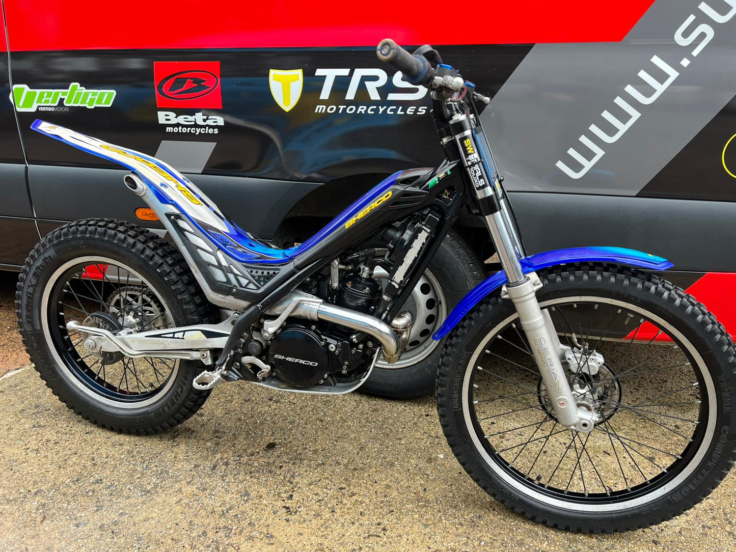 2009 Sherco 125cc Trials Bike