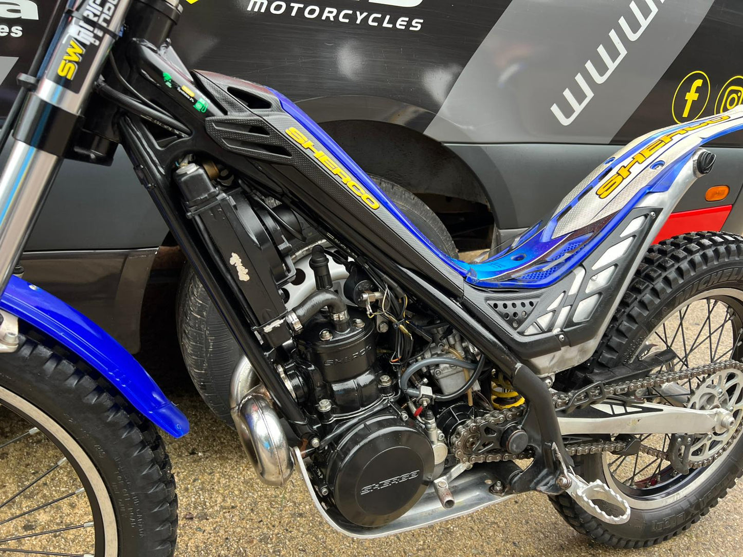 2009 Sherco 125cc Trials Bike