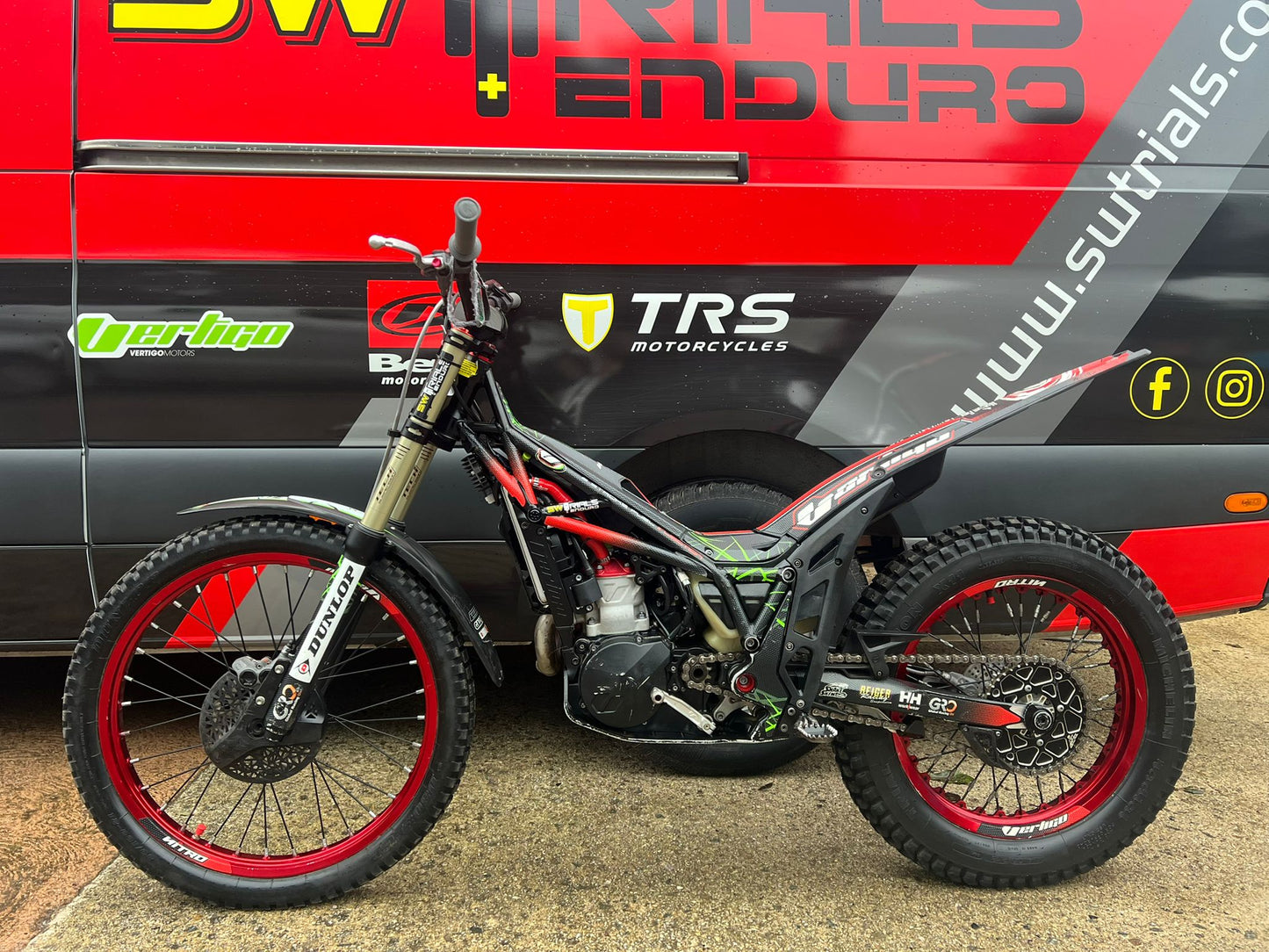 2022 Vertigo JB-R Jaime Busto Replica 250cc Trials Bike