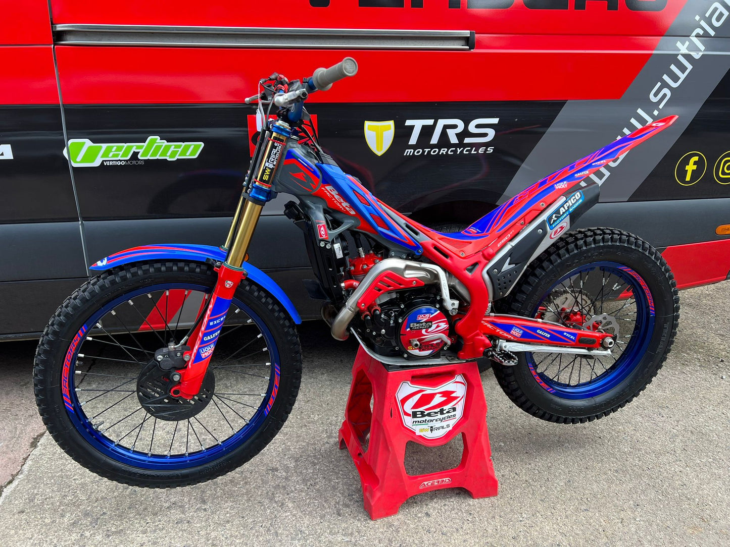 2025 Beta EVO Factory 2T 250cc Trials Bike