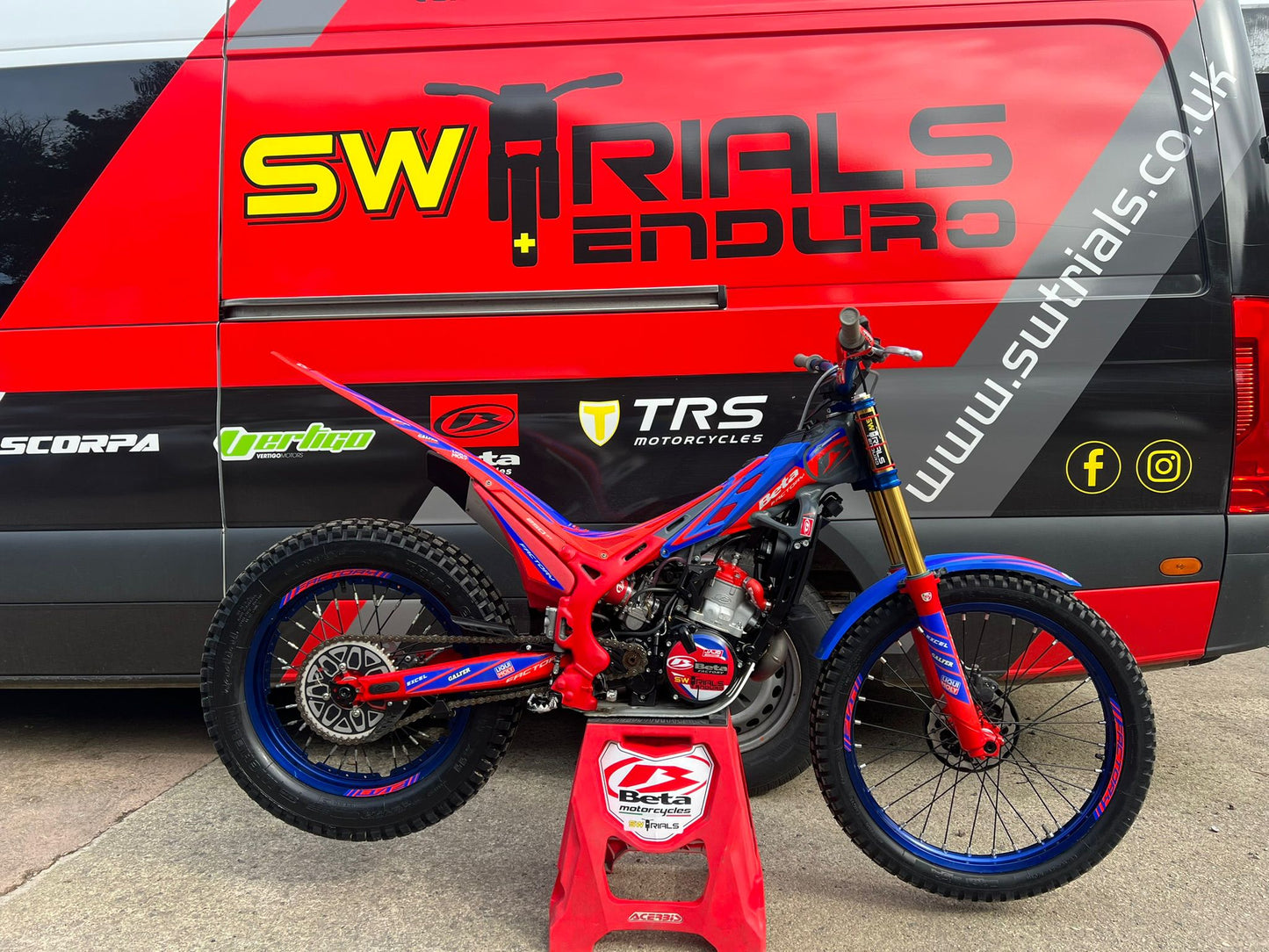 2025 Beta EVO Factory 2T 250cc Trials Bike